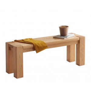 ChunKy Oak : Ghế Băng Dài Gổ Sồi - W90cm